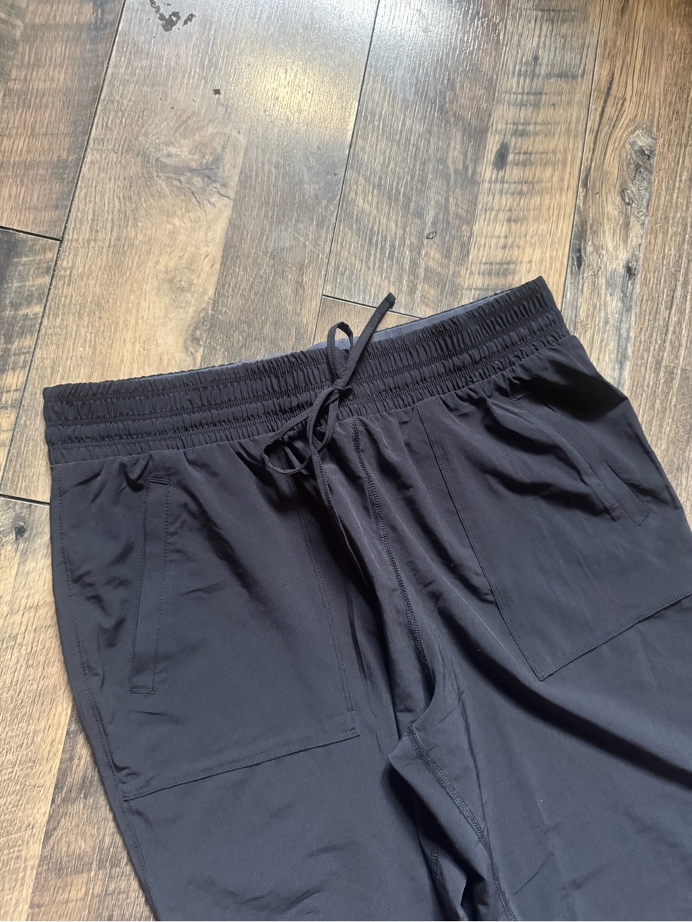 Prana  Black Drawstring Joggers - Picture 2 of 9